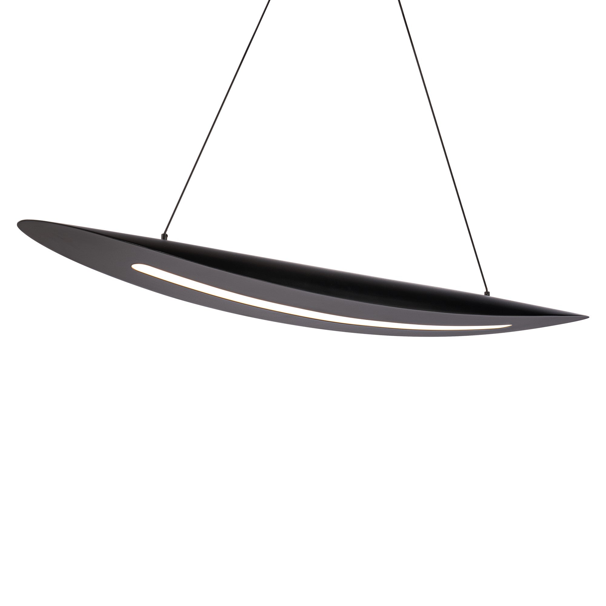 Black Jack Linear Pendant - Black Finish