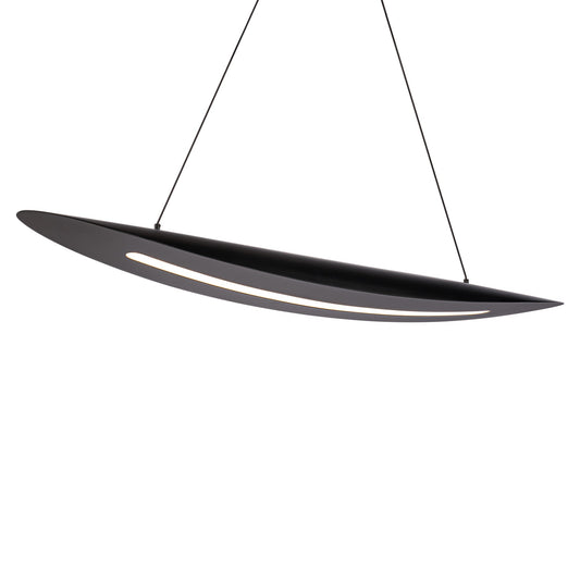 Black Jack Linear Pendant - Black Finish