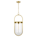 Load image into Gallery viewer, Blaine Large Pendant - Burnished Brass Finish
