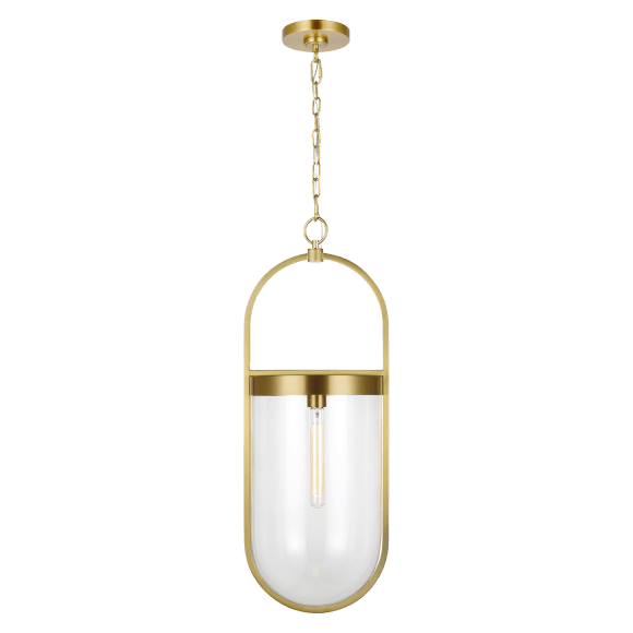 Blaine Large Pendant - Burnished Brass Finish