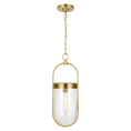 Load image into Gallery viewer, Blaine Small Pendant - Burnished Brass Finish
