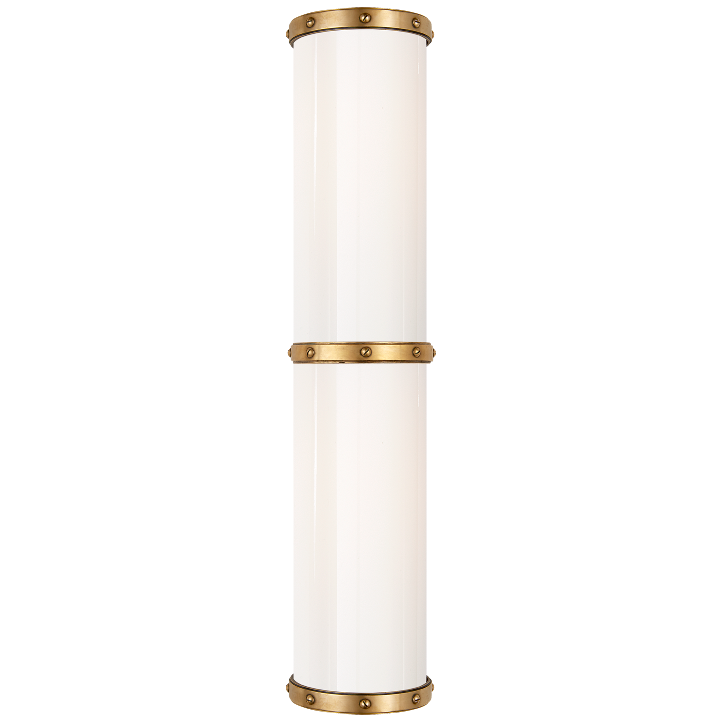 Bleeker Medium Bath Sconce - Natural Brass Finish