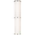 Load image into Gallery viewer, Bleeker Medium Bath Sconce - Polished Nickel Finish
