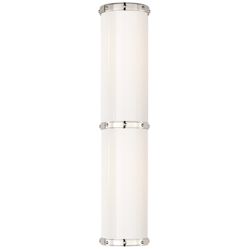 Bleeker Medium Bath Sconce - Polished Nickel Finish
