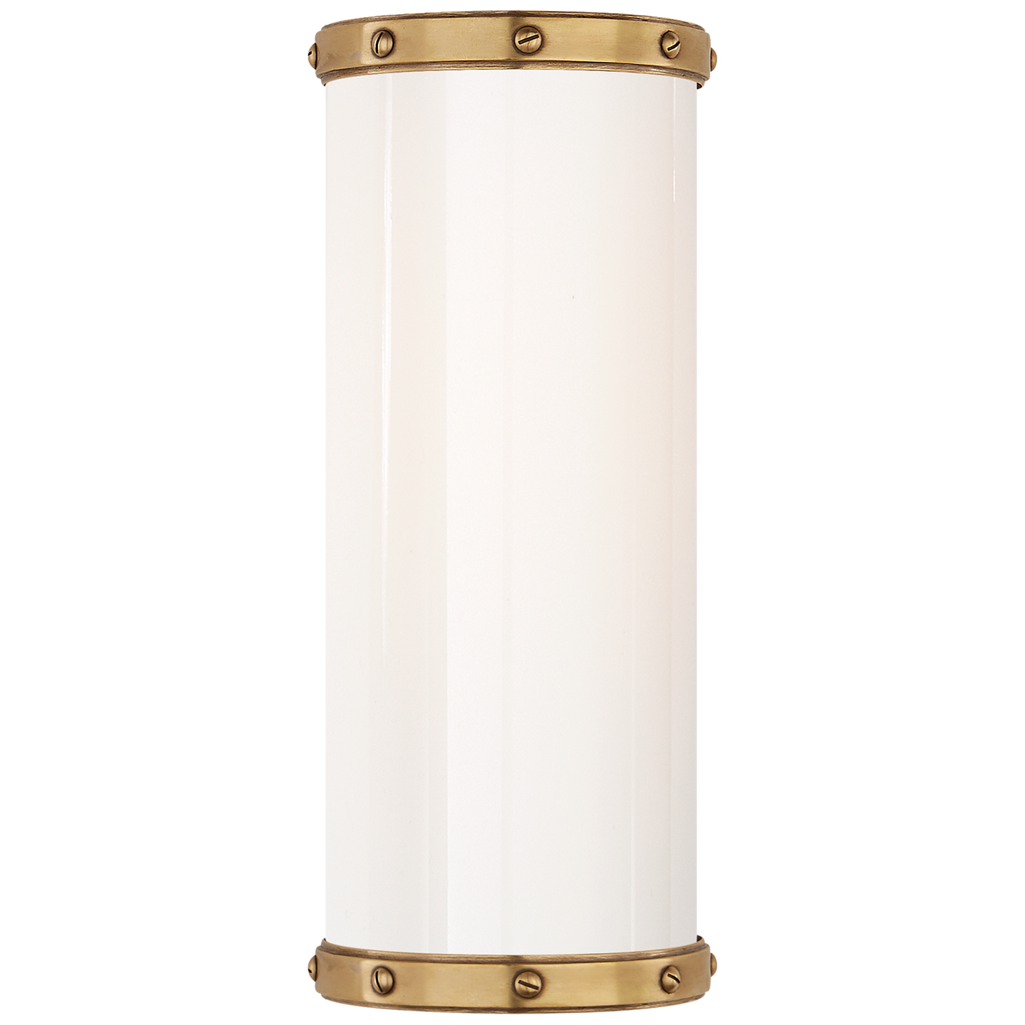 Bleeker Small Bath Sconce - Natural Brass Finish