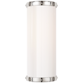 Load image into Gallery viewer, Bleeker Small Bath Sconce - Polished Nickel Finish
