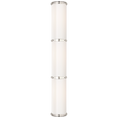 Load image into Gallery viewer, Bleeker Large Bath Sconce - Polished Nickel Finish
