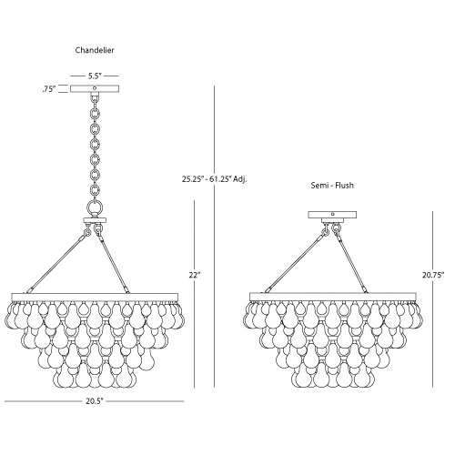 Bling Chandelier - Diagram