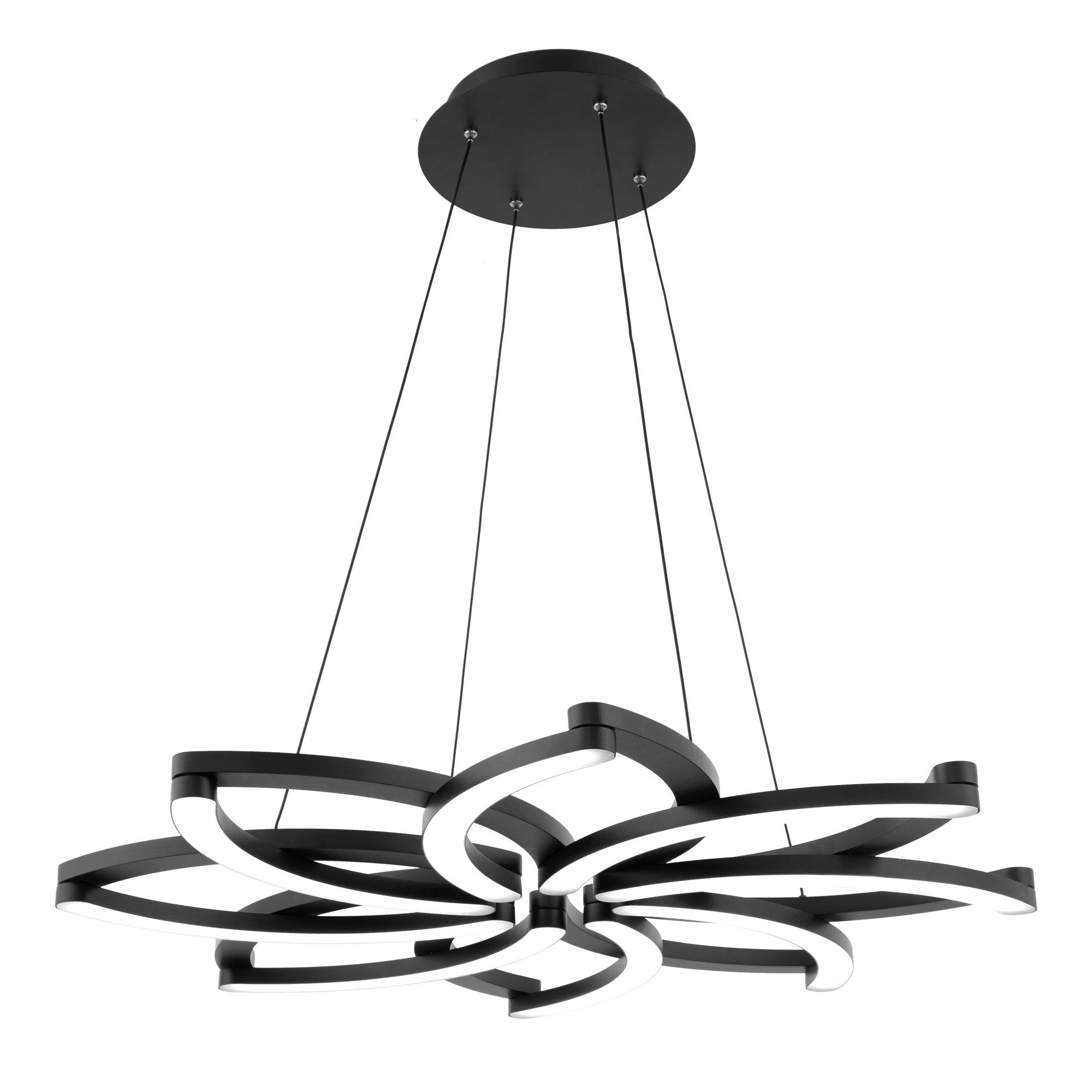 Bloom Chandelier - Black Finish