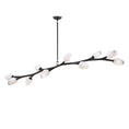 Load image into Gallery viewer, Blossom Large LED Linear Suspension - Black Finish
