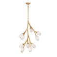 Load image into Gallery viewer, Blossom Multi-Light Pendant - Natural Aged Brass Finish
