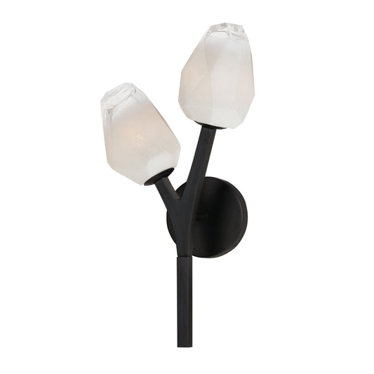 Blossom Wall Sconce - Black Finish