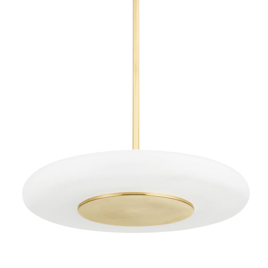 Blyford LED Pendant - Aged Brass