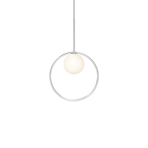 Bola Small Halo LED Pendant - Chrome