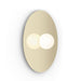 Bola 32" Disc Flushmount/Wall Sconce - Brass