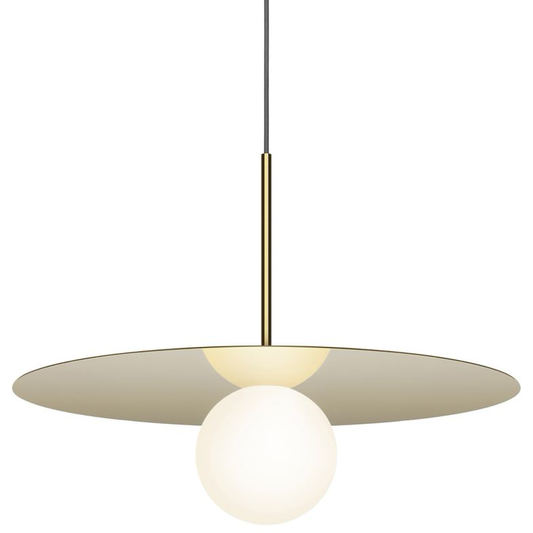 Bola 18" Disc Pendant - Brass