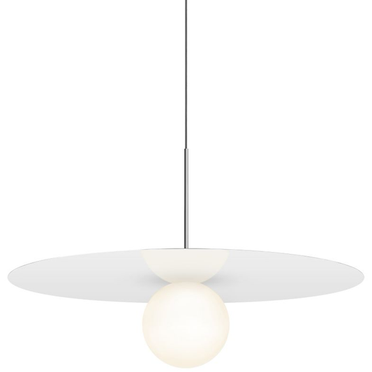 Bola 32" Disc Pendant - White