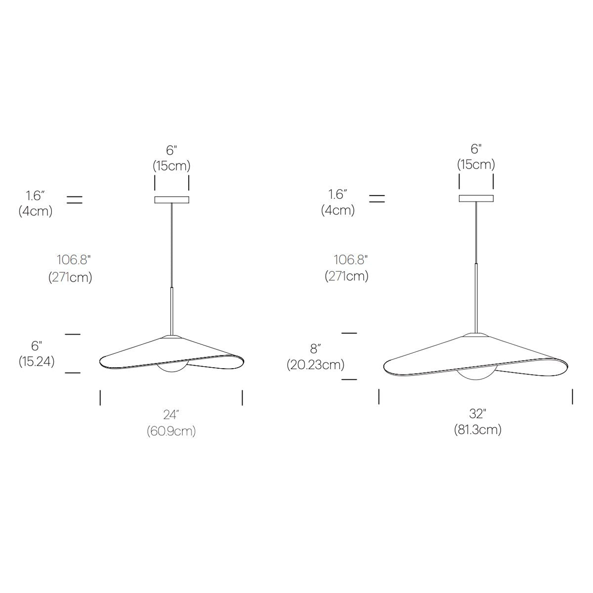 Bola Felt Pendant - Diagram