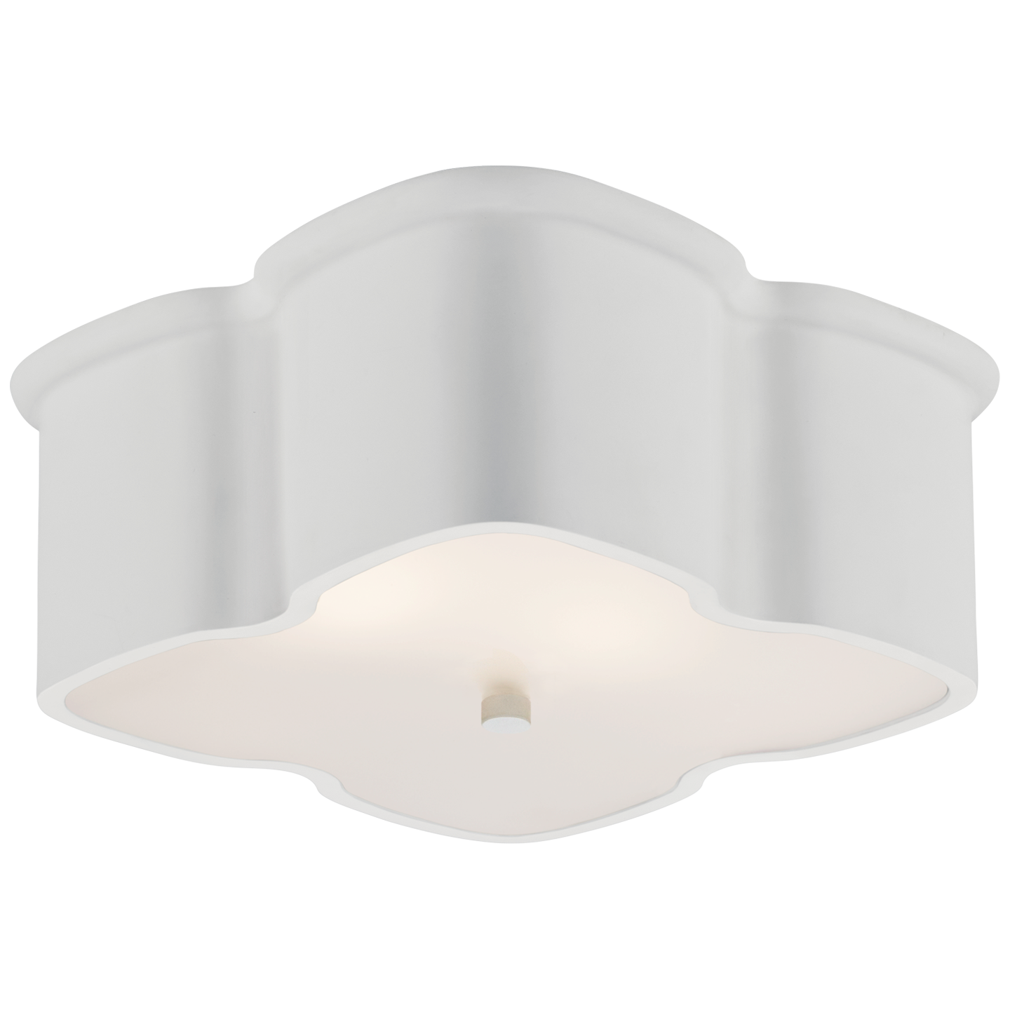 Bolsena Clover Flush Mount - Plaster White Finish