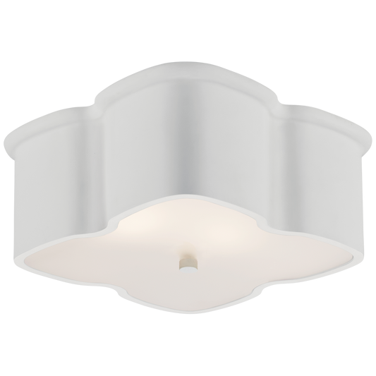 Bolsena Clover Flush Mount - Plaster White Finish