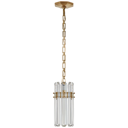 Bonnington Small Pendant - Hand Rubbed Antique Brass Finish