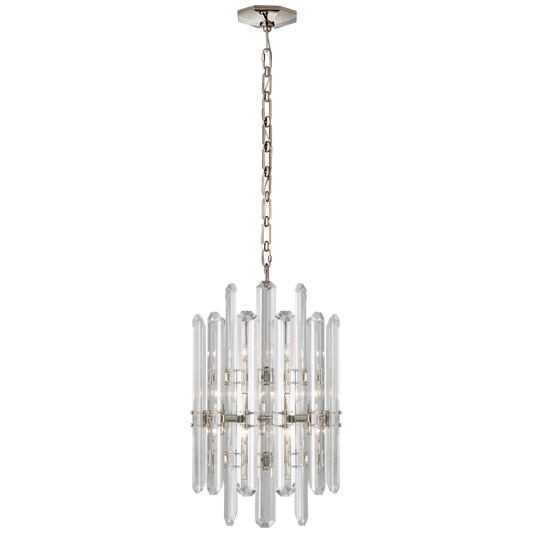 Bonnington Tall Chandelier - Polished Nickel Finish