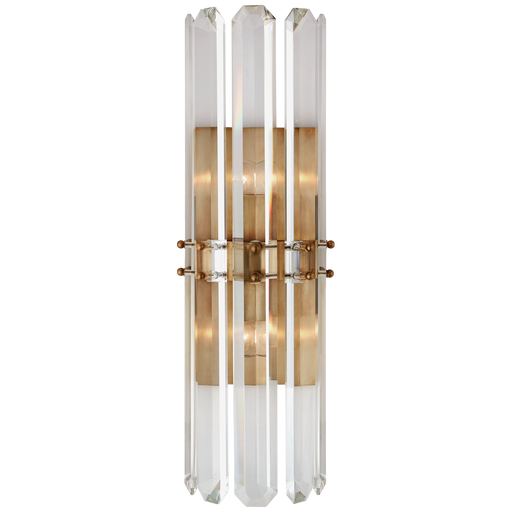 Bonnington Tall Sconce - Hand-Rubbed Antique Brass Finish