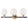 Load image into Gallery viewer, Bowery 3-Light Bath Vanity - Aged Brass
