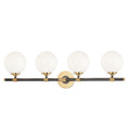 Load image into Gallery viewer, Bowery 4-Light Bath Vanity - Aged Brass
