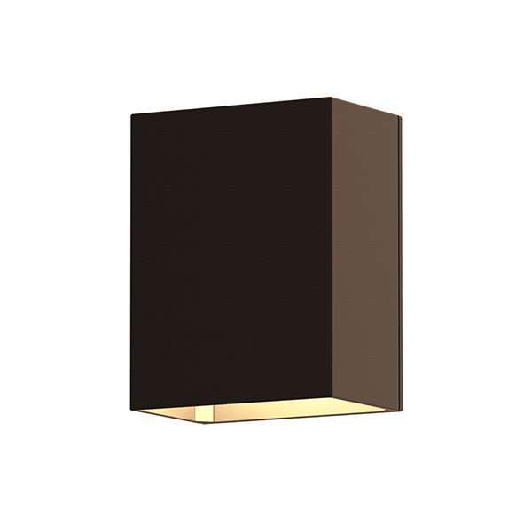 Box Outdoor LED Wall Sconce - Textured Bronze