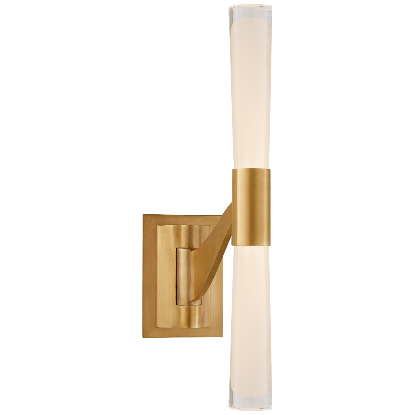 Brenta Single Articulating Sconce - Hand-Rubbed Antique Brass Finish