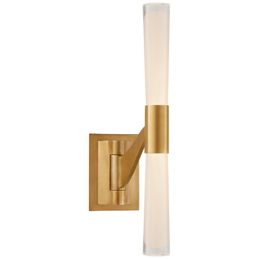 Brenta Single Articulating Sconce - Hand-Rubbed Antique Brass Finish