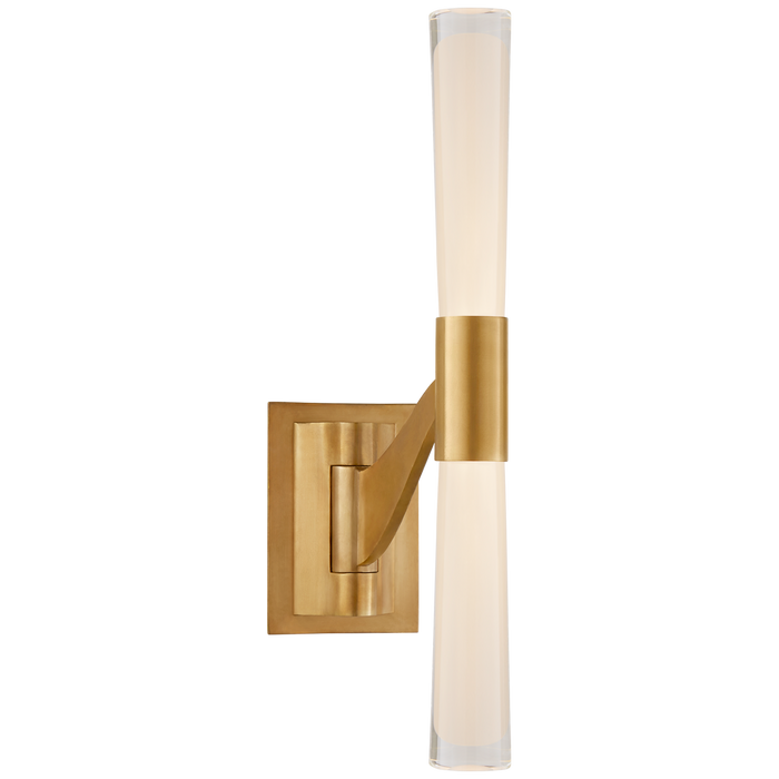 Brenta Single Articulating Sconce - Hand-Rubbed Antique Brass Finish