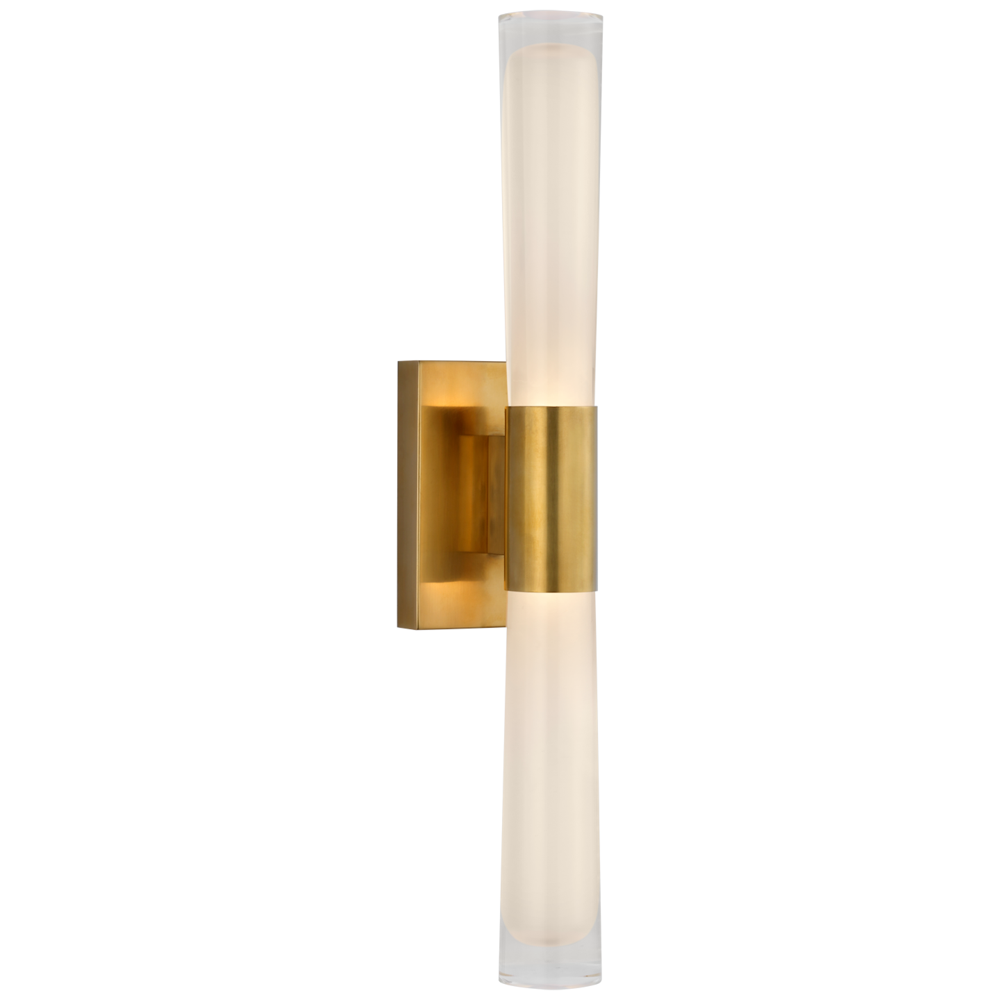 Brenta Single Sconce - Hand-Rubbed Antique Brass Finish