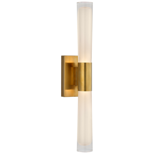 Brenta Single Sconce - Hand-Rubbed Antique Brass Finish