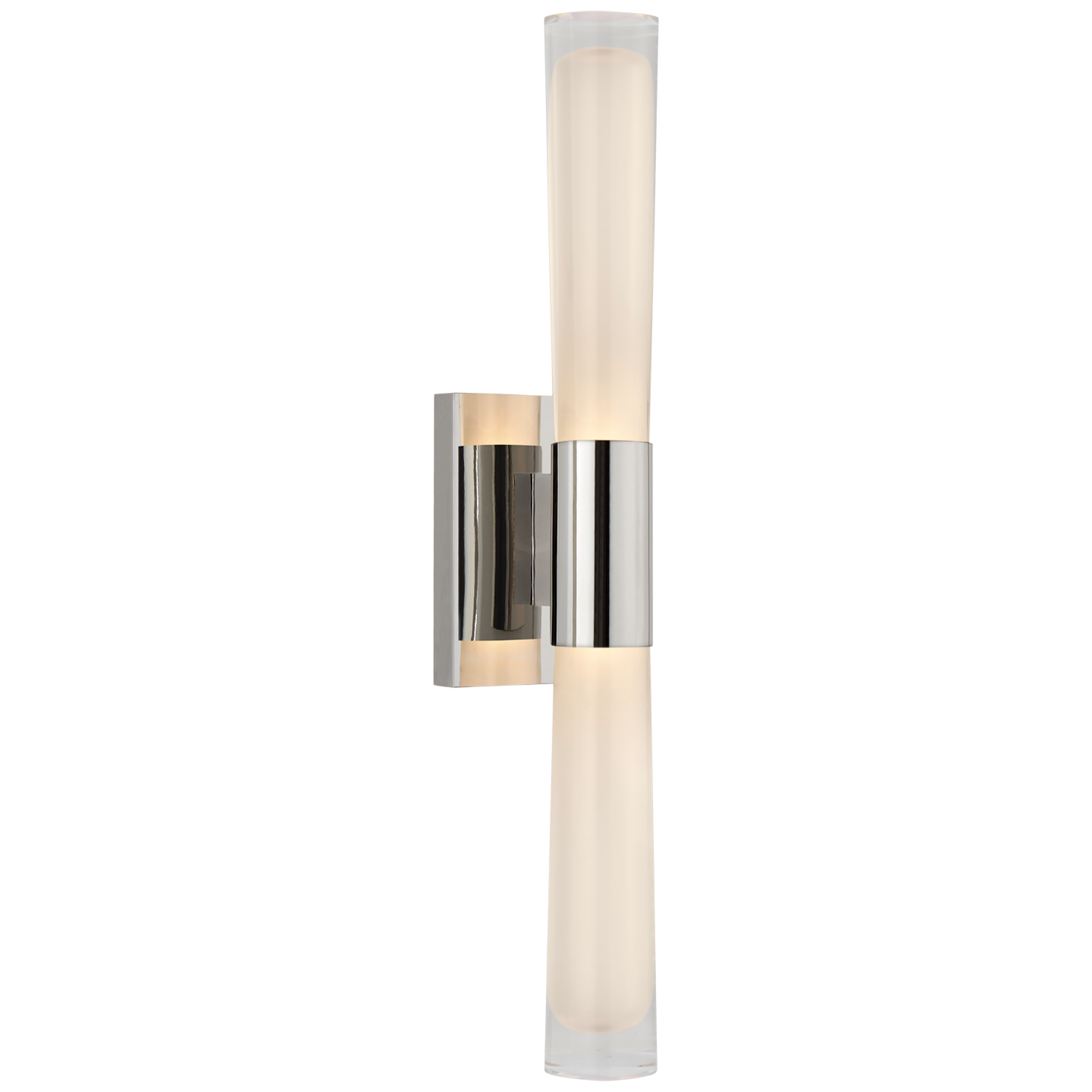 Brenta Single Sconce - Polished Nickel Finish