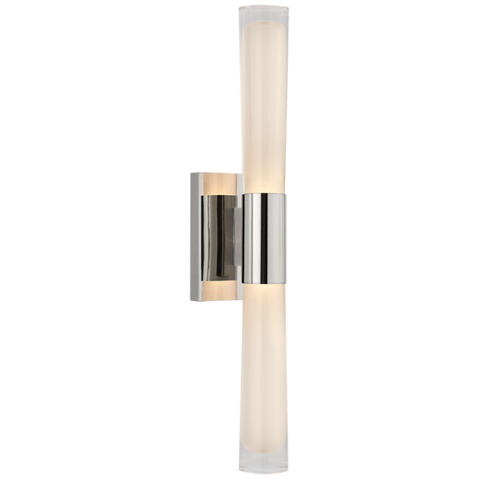 Brenta Single Sconce - Polished Nickel Finish