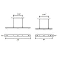 Load image into Gallery viewer, Brevis  LED Linear Pendant - Diagram
