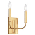 Load image into Gallery viewer, Brianna 2-Light Wall Sconce - Burnished Brass Finish
