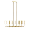 Load image into Gallery viewer, Brianna Linear Chandelier - Burnished Brass Finish
