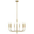 Load image into Gallery viewer, Brianna Medium Chandelier - Burnished Brass Finish
