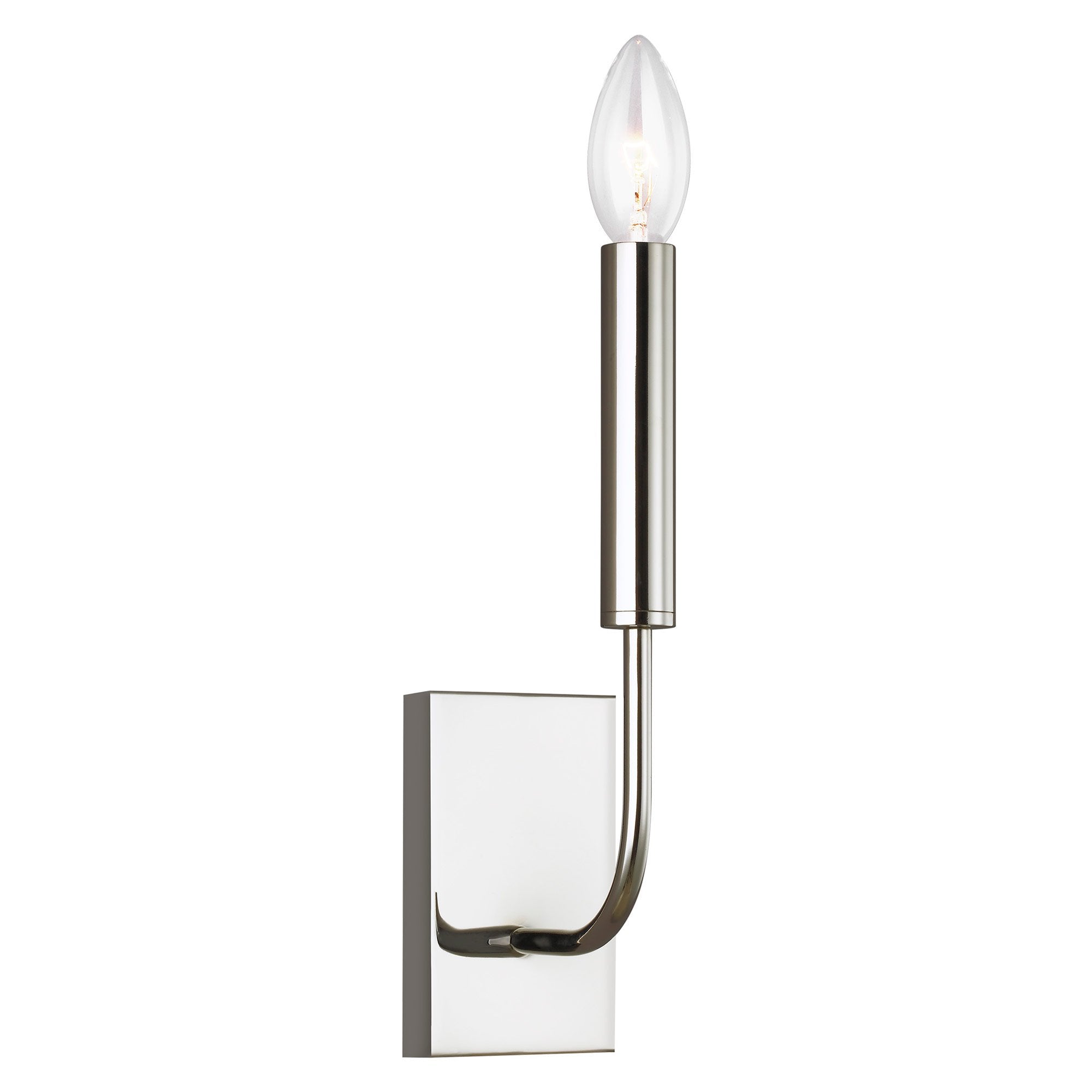 Brianna Wall Sconce - Polished Nickel Finish