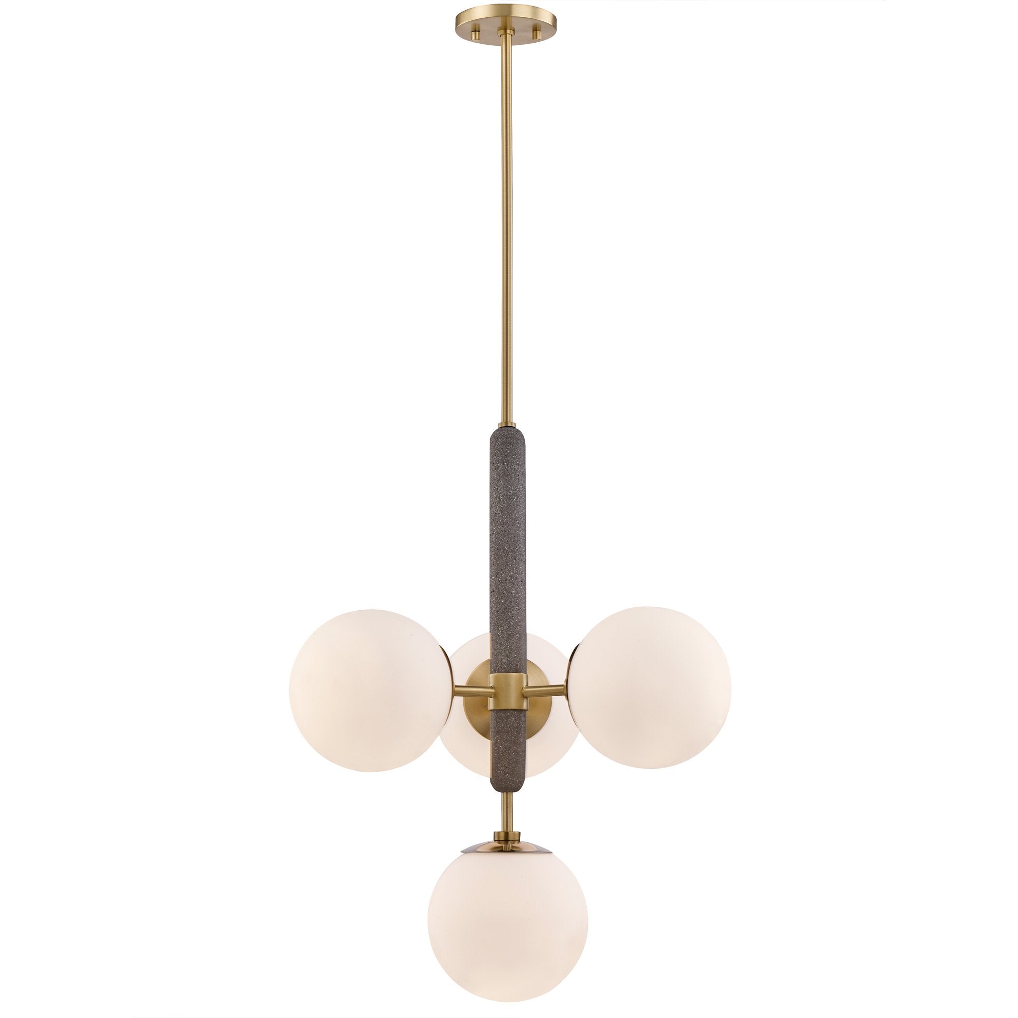 Brielle Chandelier - Aged Brass