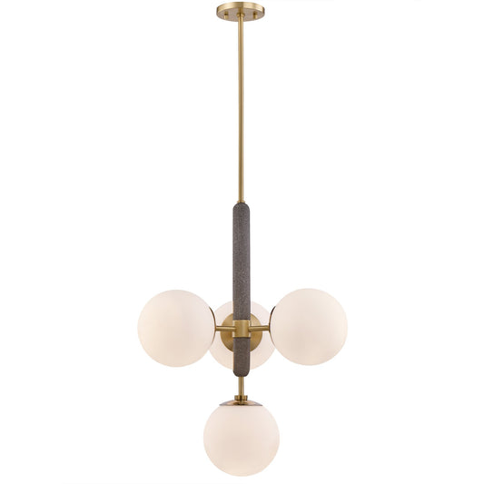 Brielle Chandelier - Aged Brass