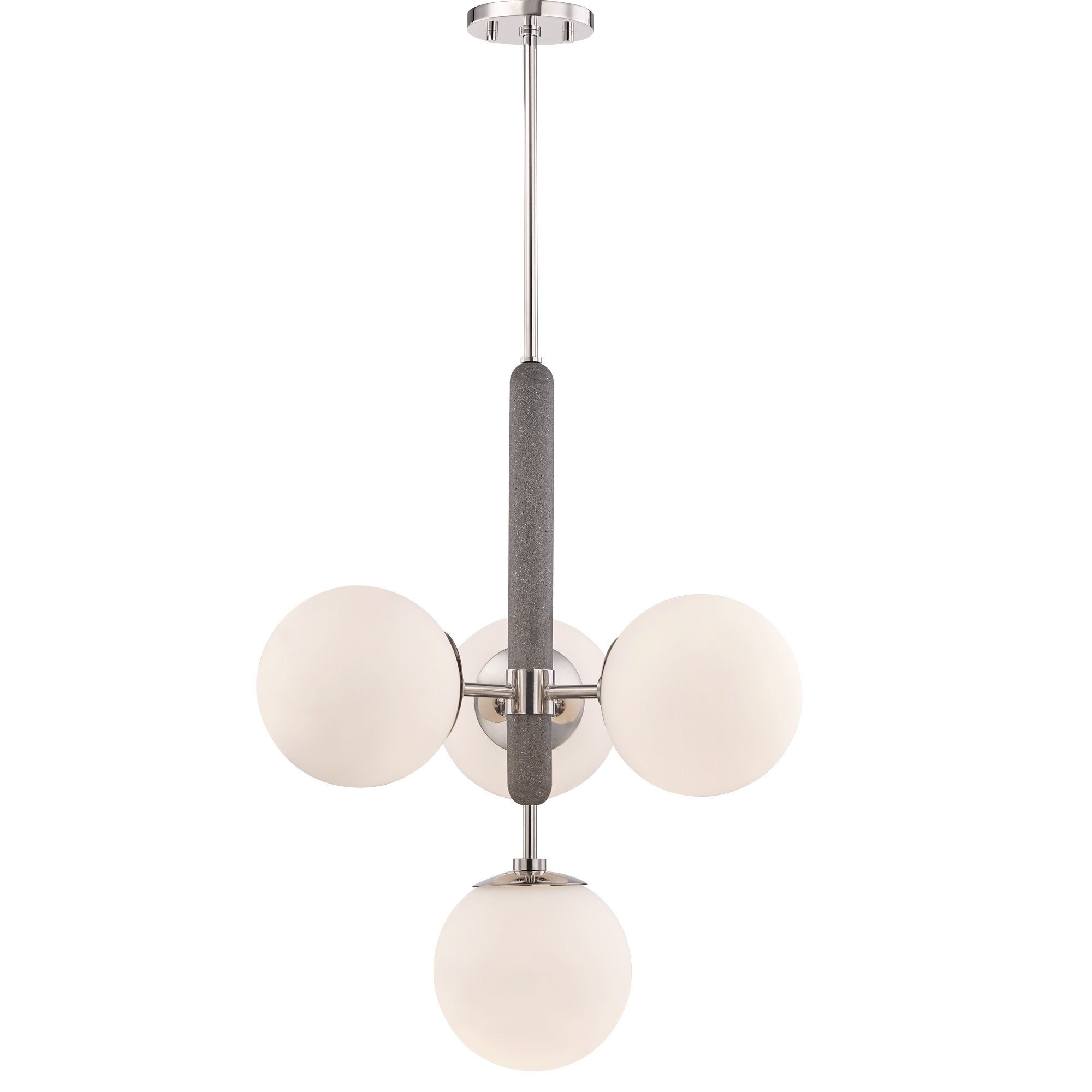 Brielle Chandelier - Polished Nickel