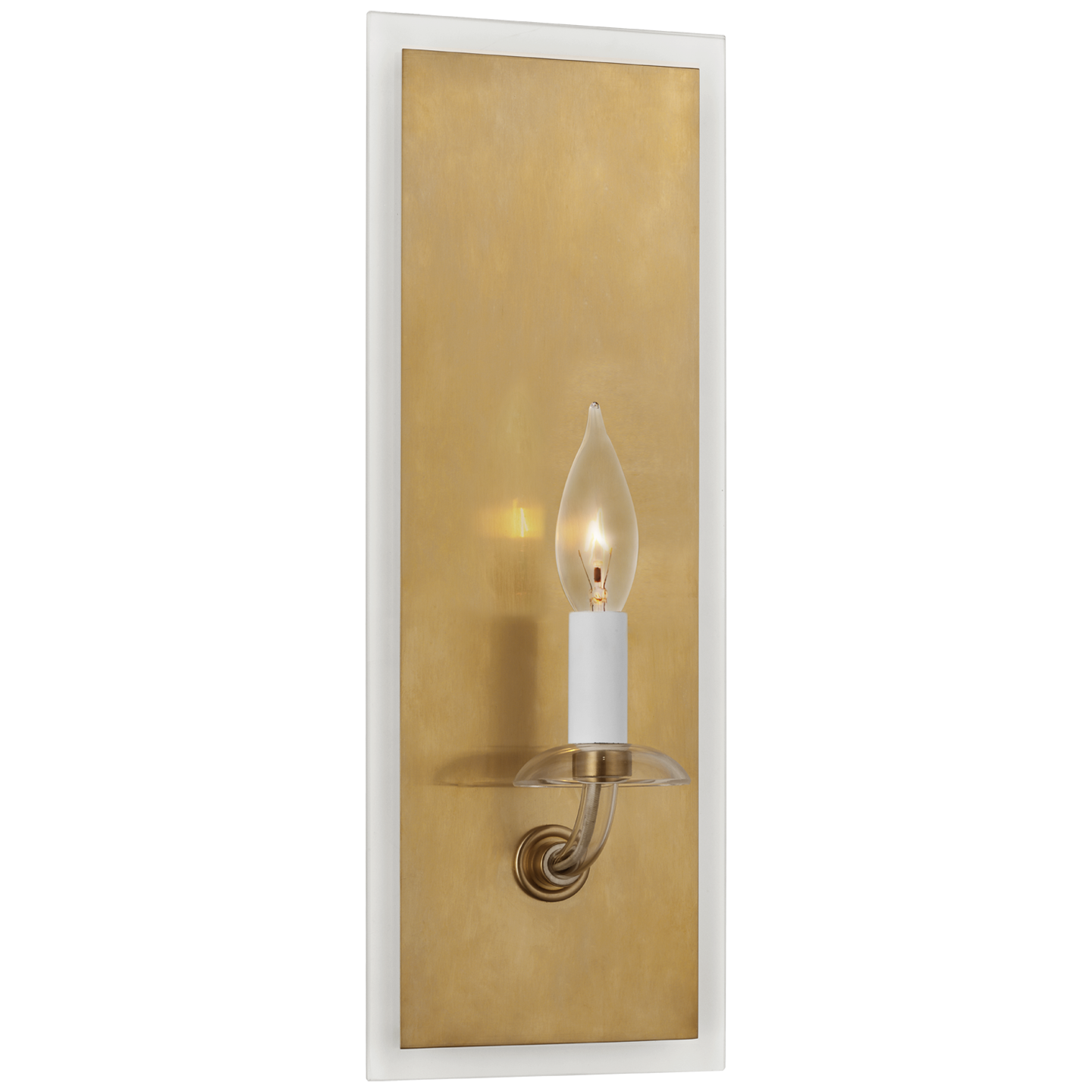 Brigitte Medium Reflector Sconce - Hand-Rubbed Antique Brass Finish