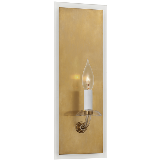 Brigitte Medium Reflector Sconce - Hand-Rubbed Antique Brass Finish