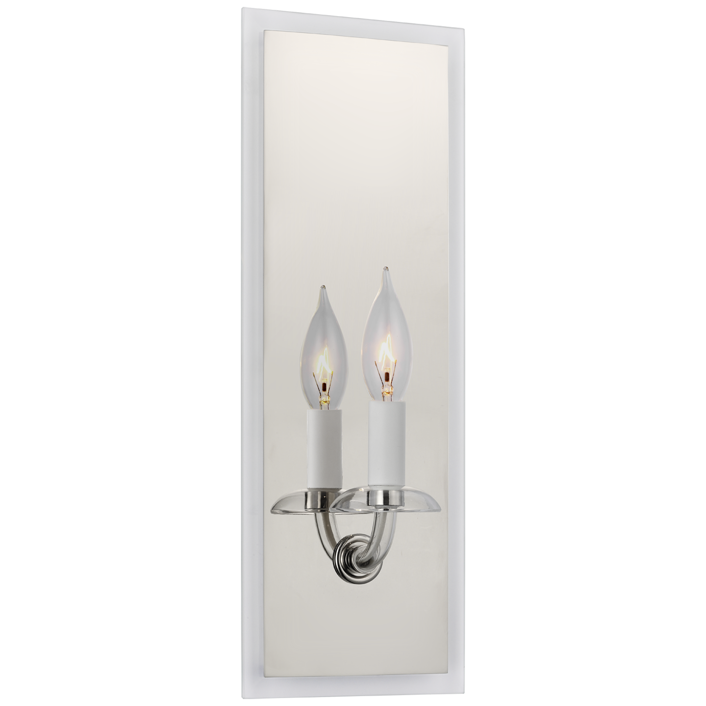 Brigitte Medium Reflector Sconce - Polished Nickel Finish