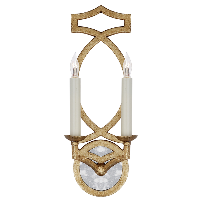 Brittany Double Sconce - Venetian Gold