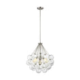 Load image into Gallery viewer, Bronzeville Three Light Pendant - Brushed Nickel Finish
